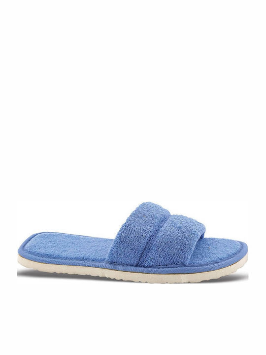 FAME Terry Winter Women's Slippers Light Blue