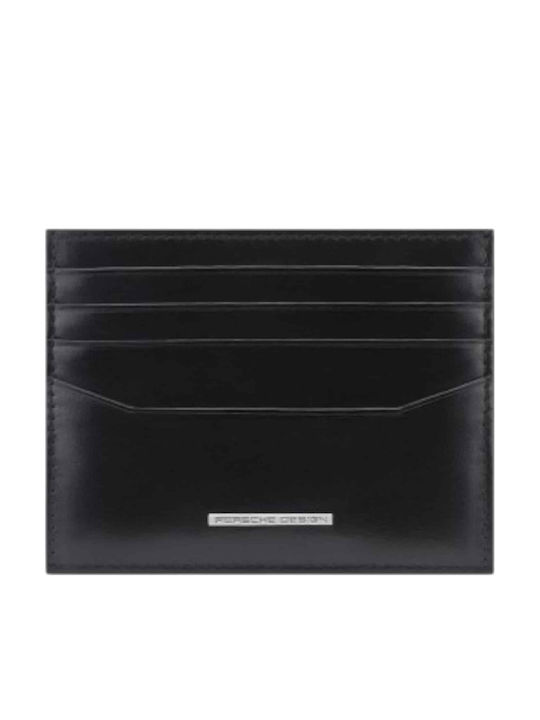 Classic Cardholder Δερμάτινο Ανδρικό Πορτοφόλι Καρτών με RFID Μαύρο