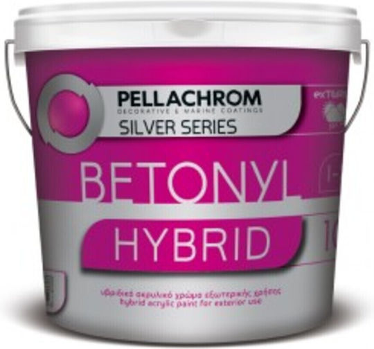 Pellachrom Betonyl Hybrid Plastic Acrilyc Paint for Exterior Use White 3lt