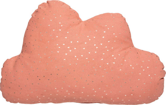 Crib Decorative Pillow Cloud Pink 45x28cm