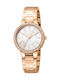Esprit Damen Uhr mit Rose Gold Metallarmband