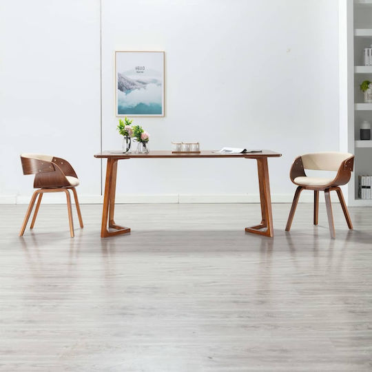 Председки Трапезария Cream / Brown 2бр 53x52x70бр