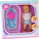 Falca Dolls Baby Doll Set Mon Bebe Bath for 3+ Years Old 35 cm.