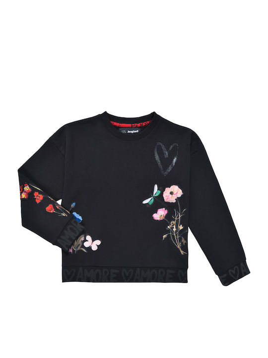 Desigual Kids Sweatshirt Black Alicia