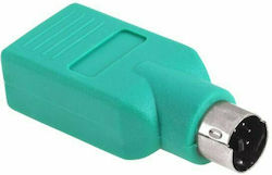 DM Pro DM-0502-2 PS/2 male σε USB-A female