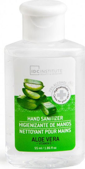 IDC Institute Hand Sanitizer Gel Antiseptic 55ml Aloe Vera