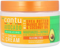 Cantu Крем за стилизиране на косата Avocado Hydrating за вълнисти коси против наелектризиране 340гр