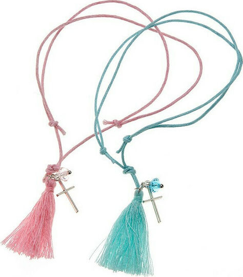 Nuova Vita Christening Charm Bracelet Light Blue 50 Pieces