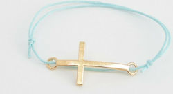 Riniotis Christening Charm Bracelet Light Blue 50pcs