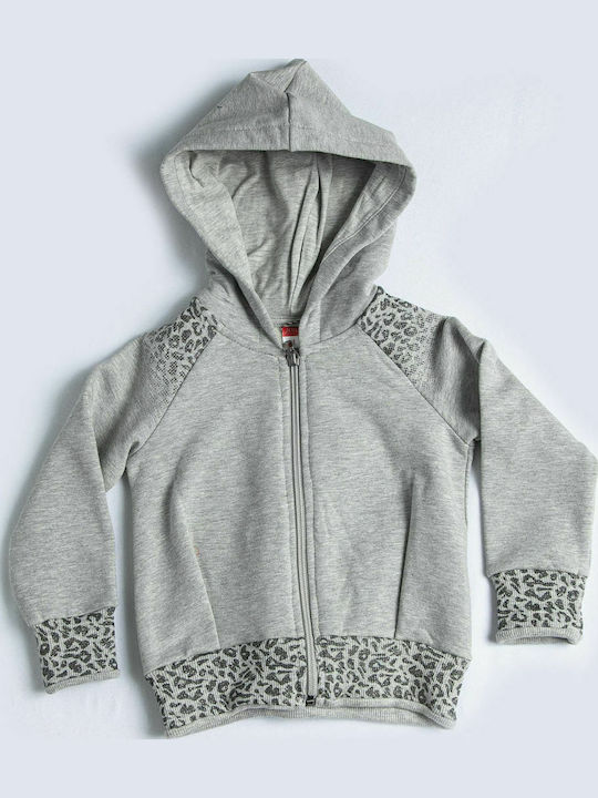Joyce Kids Sweatshirt Cardigan Cotton with Hood...
