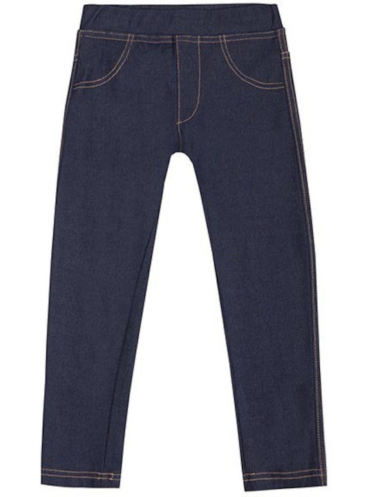 Leggings girl's trousers in blue color UBS2 H211509_999