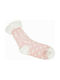Adam's Shoes Women's Patterned Socks Pink