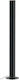 Viokef Tube Floor Lamp H176xW100cm. with Socket for Bulb E27 Black