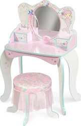 De Cuevas Furniture Ocean Fantasy Μπουντουάρ με Σκαμπό for 3+ Years Old