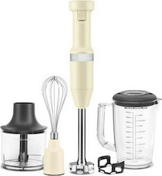 Kitchenaid Stabmixer mit Edelstahlstab 180W Beige