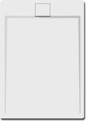 Karag Roccia Ορθογώνια Ακρυλική Ντουζιέρα 160x80cm White