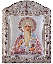 Slevori Saint Spyridon Silver 8x8cm