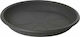 Plastecnic Omnia 40 Round Plate Pot Gray 40x40cm