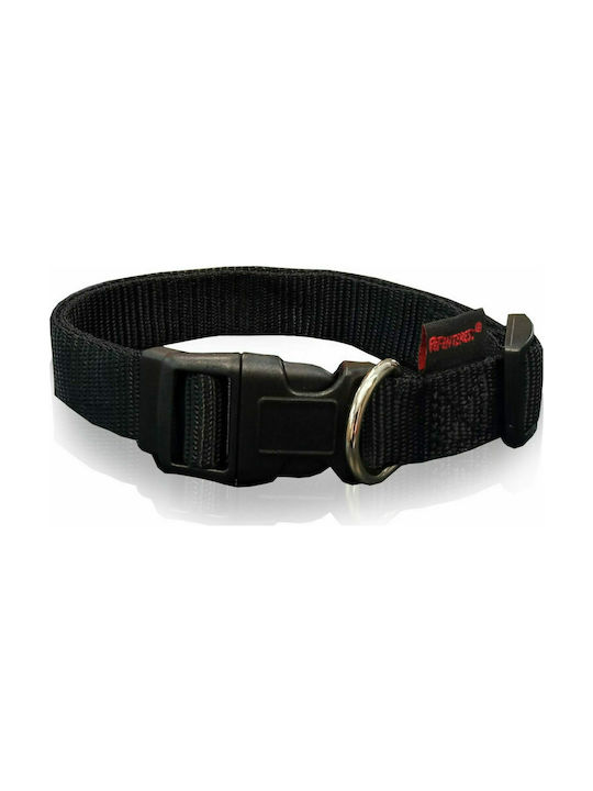 Pet Interest Plain Line Dog Collar In Black Colour Large 2,5x47-70cm Large 25mm x 47 - 70cm