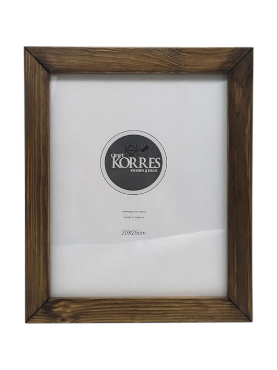 Korres Craft Рамка За Снимки Дървена Walnut Кафява