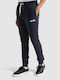 Granite Sweatpants with Elastic Navy Blue