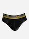 Nina Club 611 Men's Slip Black / Black / Gold