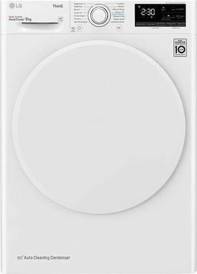 LG RH80V3AV0N Tumble Dryer 8kg with Heat Pump