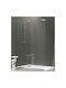 Karag Walkin 1 WAL1C100 Shower Screen for Shower 100x200cm Clear Glass Cromo