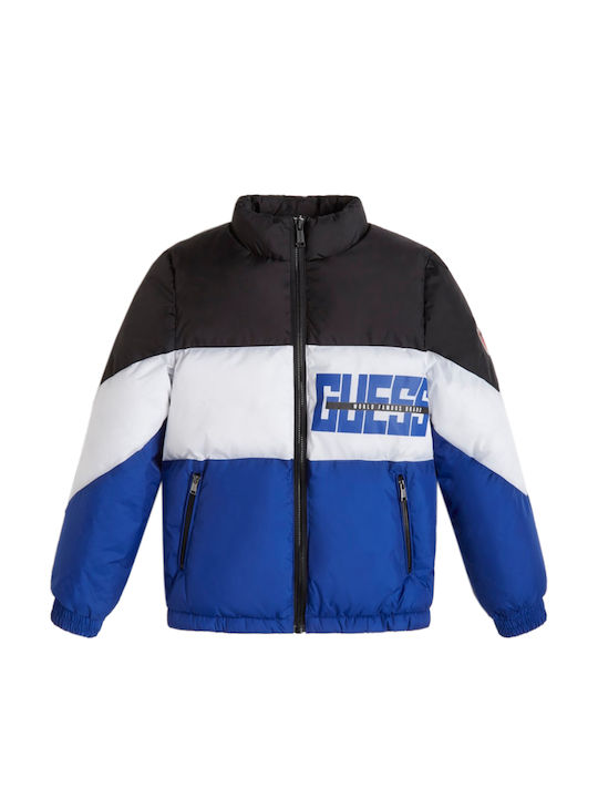 Kinder Steppjacke Kurz Blau