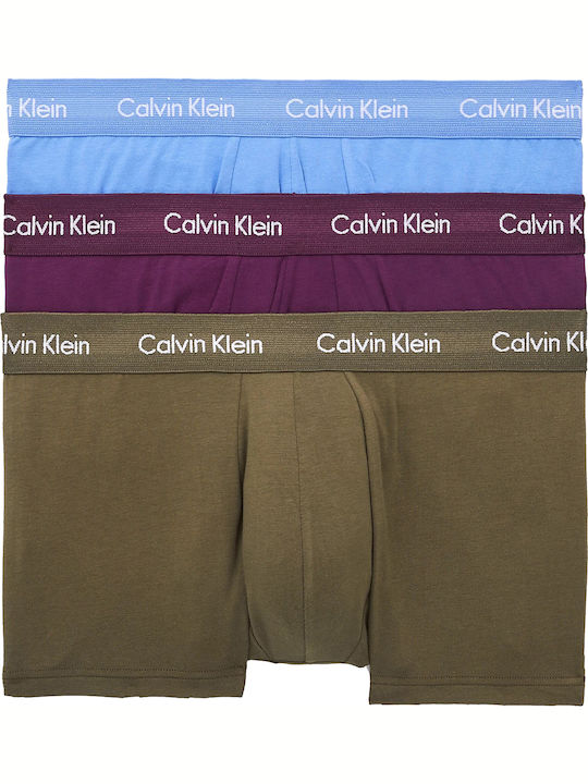 Calvin Klein Ανδρικά Μποξεράκια Χακί / Μωβ / Γα...