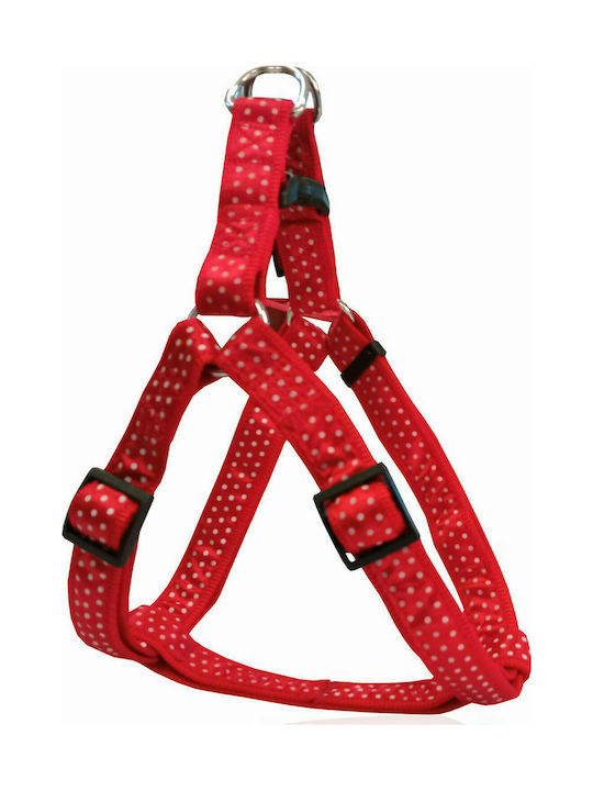 Pet Interest Dog Harness Motivo Dots Red Large ...