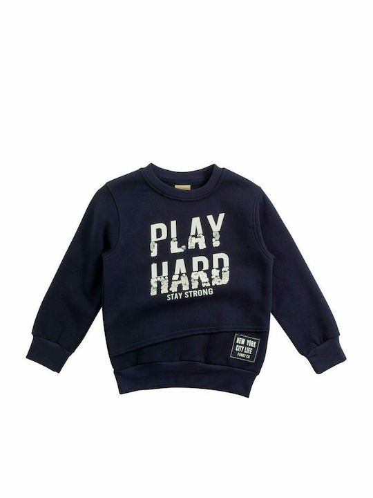 Funky Kinder Sweatshirt Marineblau