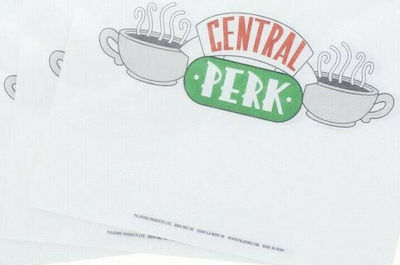 Χαρτοπετσέτες Χαρτοπετσέτες Central Perk 14 Τμχ. Λευκές 14τμχ