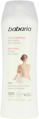 Babaria Firming Body Milk Aloe Creme für Straffung 400ml