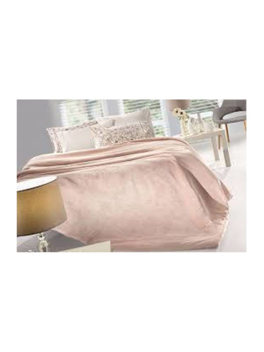 Guy Laroche Velvet Blanket Set Fleece Super Kin...
