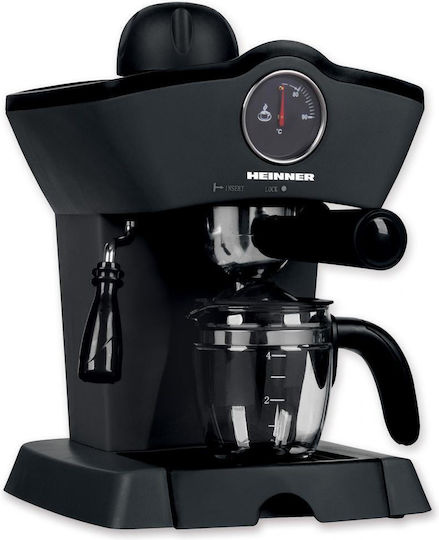 Heinner Automatic Espresso Machine 800W Pressure 3.5bar Black HEM-200BK
