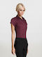 Sol's Women's Monochrome Short Sleeve Shirt Medium Burgundy