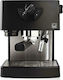 Briel ES74 Μηχανή Espresso 1260W Πίεσης 19bar Μαύρη