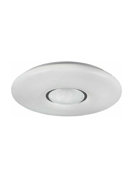 Trio Lighting Μοντέρνα Πλαστική Πλαφονιέρα Οροφής με Ενσωματωμένο LED σε Λευκό χρώμα 41cm