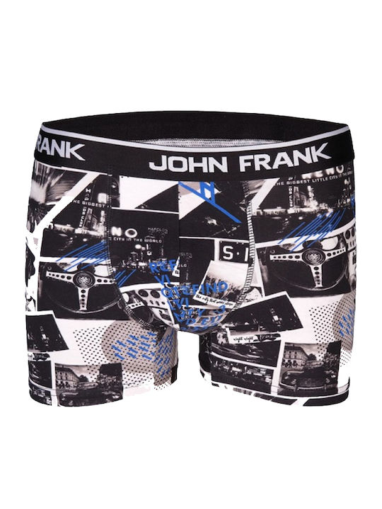 John Frank Reno Men's Boxer Multicolour with Patterns