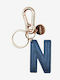 Legami Milano Keychain My Initial - N Monogram Blue