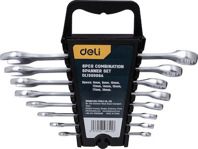 Deli Set Germano-polygon cu Dimensiune de la 10mm până la 19mm 8buc