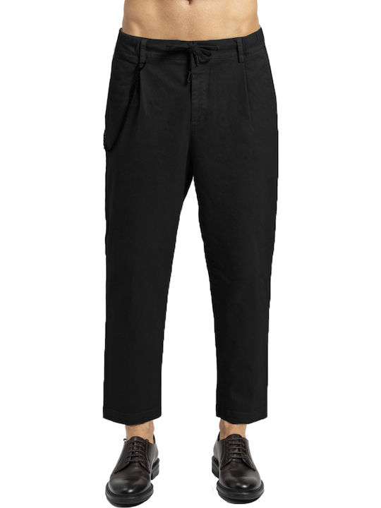 Staff Carlos Men's Trousers in Tapered Line Black