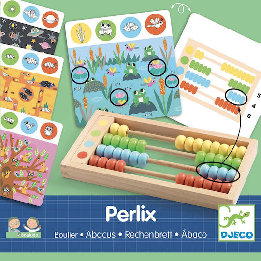 Djeco Μαθαίνω να Μετράω με Άβακα Educational Game Knowledge made of Wood for 3+ years Years Old