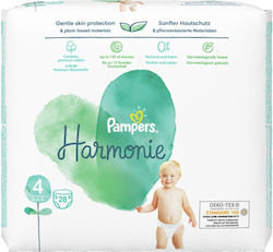 Pampers Harmonie Πάνες με Αυτοκόλλητο No. 4 για 9-14kg 28τμχ