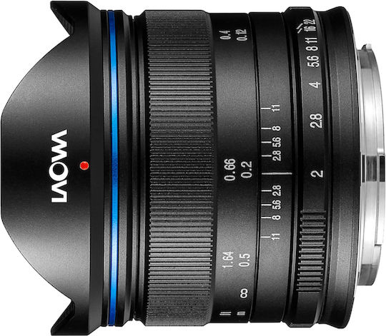Laowa Crop Φωτογραφικός Φακός Venus Optics 7.5mm f/2 Wide Angle για Micro Four Thirds (MFT) Mount Μαύρος