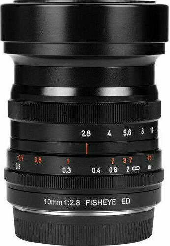 7artisans Full Frame Φωτογραφικός Φακός Photoelectric 10mm F/2.8 Fisheye για Canon R Mount Μαύρος