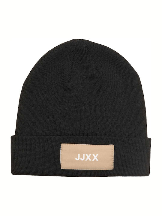 Beanie Γυναικείος Σκούφος Πλεκτός σε Μαύρο χρώμα