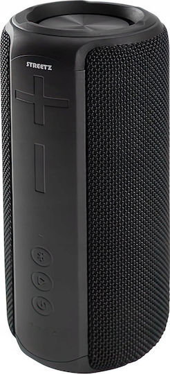 Deltaco Streetz Waterproof Bluetooth Speaker 20W with Battery Life up to 11 hours Black