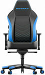 Oneray D0930 Καρέκλα Gaming Δερματίνης με Ρυθμιζόμενα Μπράτσα Μαύρο/Μπλε